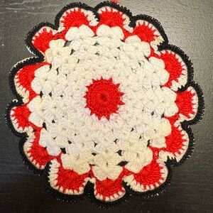 Handmade Crochet Doily, Hot Pad or Decorative Wall Hanging